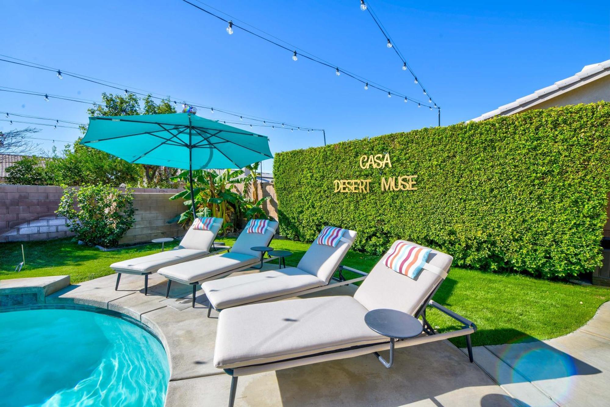 Casa Desert Muse With Heated Pool Spa Firepit Mini Golf And Games Indio Εξωτερικό φωτογραφία