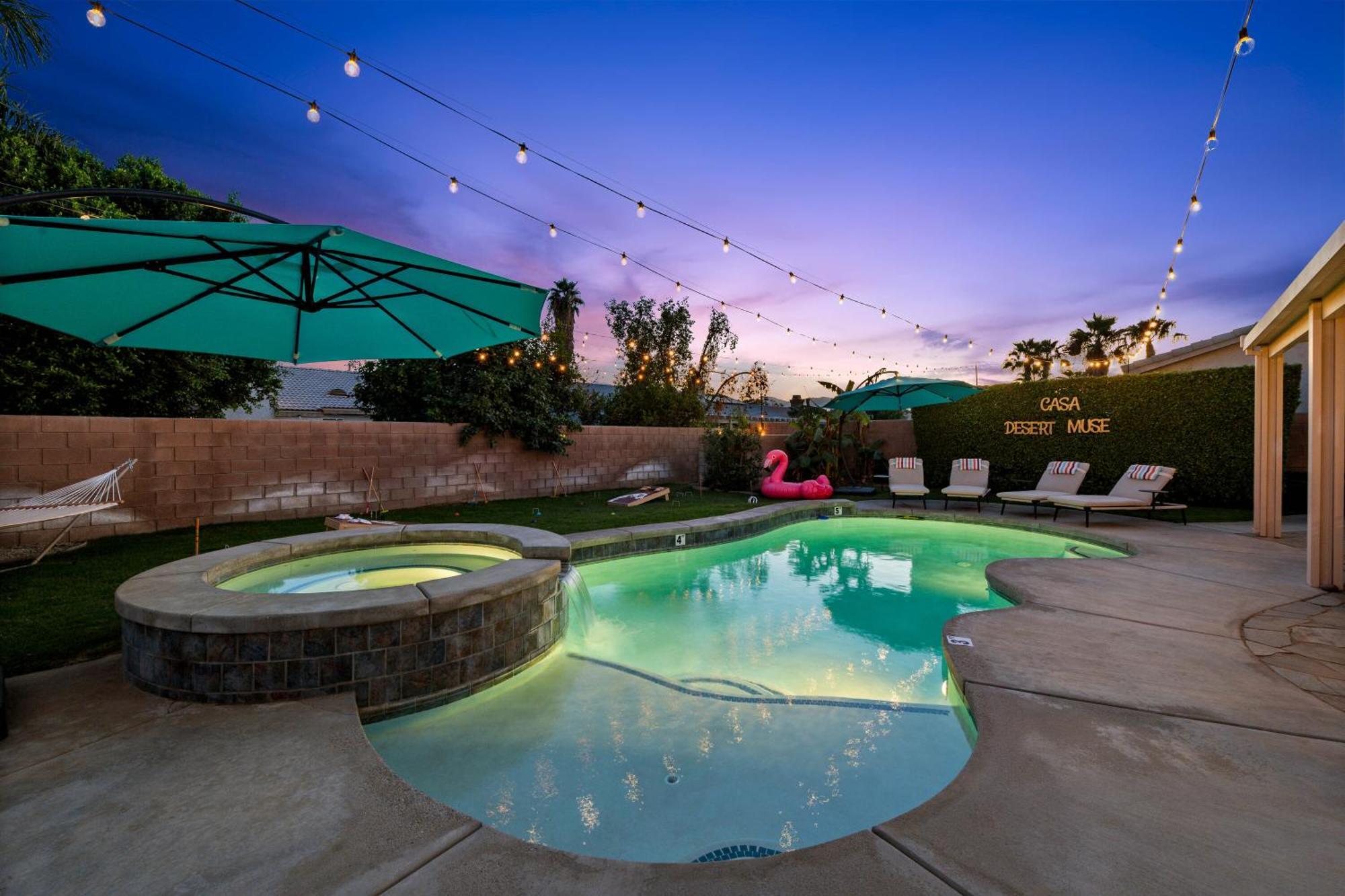 Casa Desert Muse With Heated Pool Spa Firepit Mini Golf And Games Indio Εξωτερικό φωτογραφία