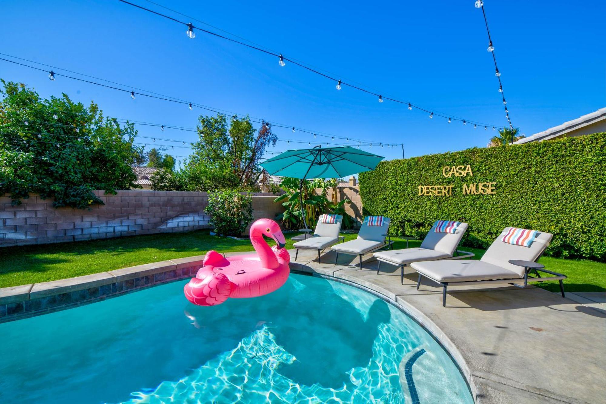 Casa Desert Muse With Heated Pool Spa Firepit Mini Golf And Games Indio Εξωτερικό φωτογραφία