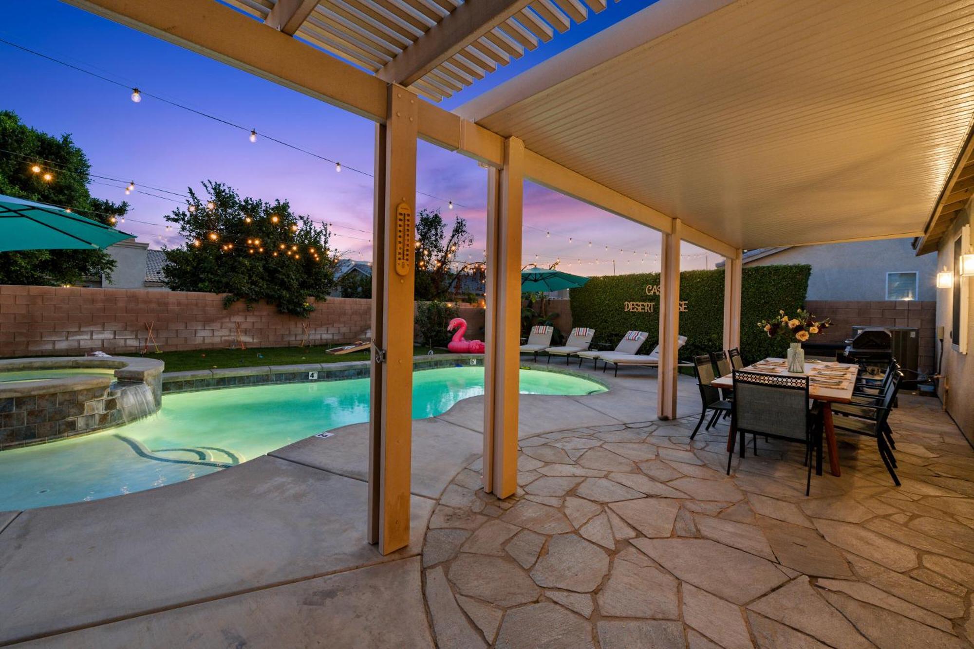 Casa Desert Muse With Heated Pool Spa Firepit Mini Golf And Games Indio Εξωτερικό φωτογραφία